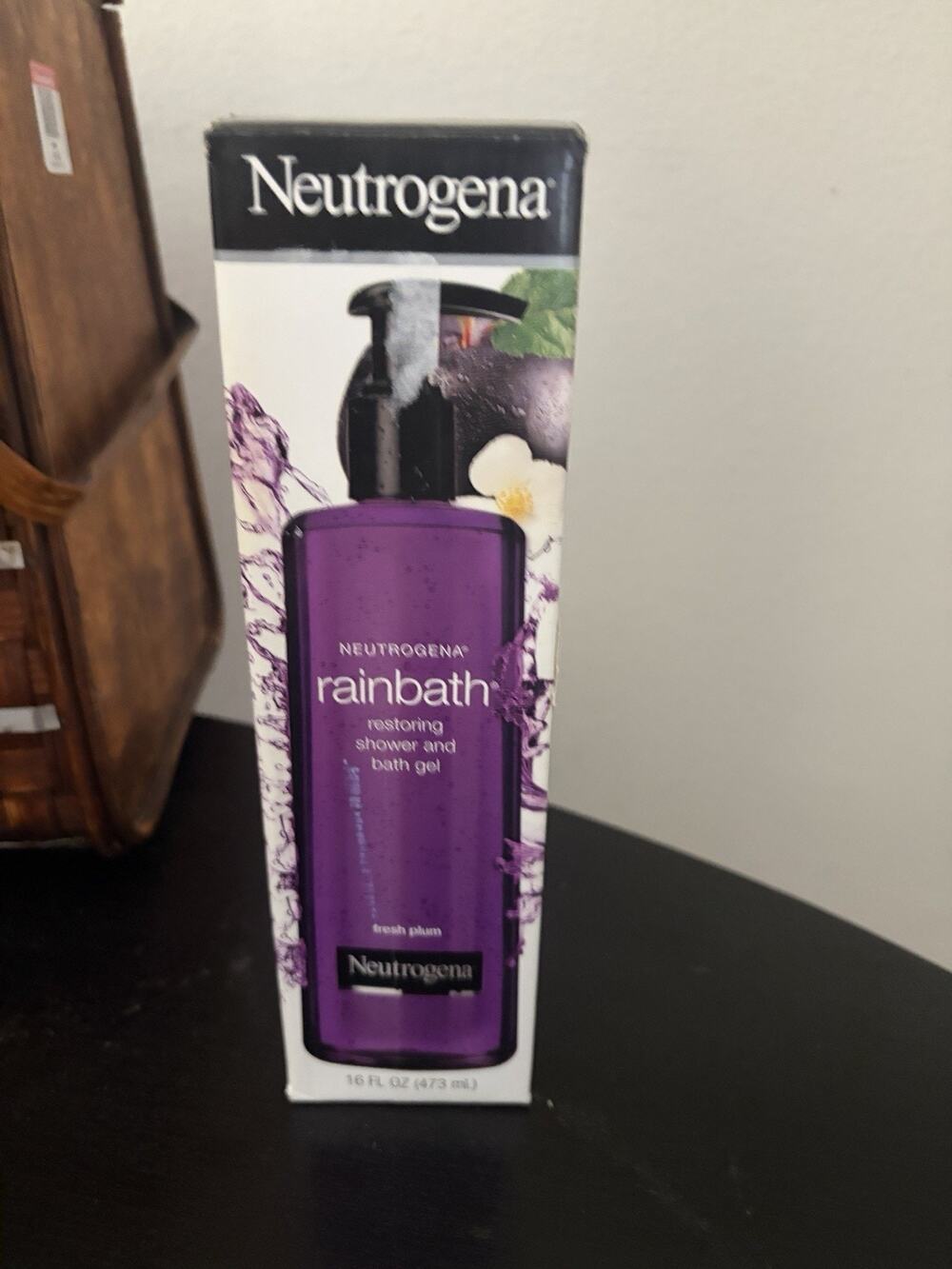 Neutrogena RAINBATH Restoring Shower & Bath Gel, FRESH PLUM, Big 16 oz, NEW